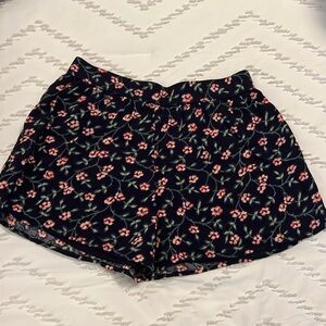 Abercrombie kids soft floral shorts with pockets